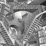 „Relativitate“, M.C. Escher