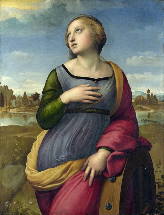 Sfânta Ecaterina din Alexandria (1507), Rafael